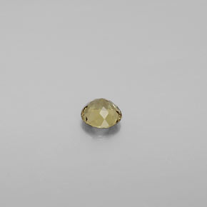 0.44캐럿 천연 골든 브라운에서 오렌지 컬러체인지 가넷, 라운드 컷, 4.43 mm, VS