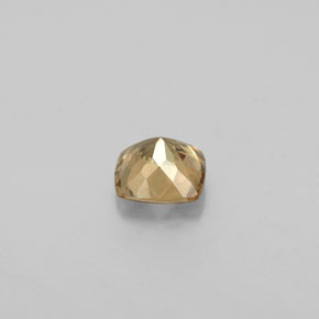 0.53캐럿 천연 골든 브라운에서 오렌지 컬러체인지 가넷, 쿠션 컷, 4.6×4.5 mm, VS