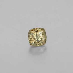 0.47캐럿 천연 골든 브라운에서 오렌지 컬러체인지 가넷, 쿠션 컷, 4.1×4.1 mm, VS