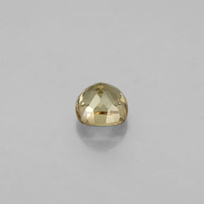 0.47캐럿 천연 골든 브라운에서 오렌지 컬러체인지 가넷, 쿠션 컷, 4.1×4.1 mm, VS