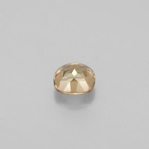 0.57캐럿 천연 골든 브라운에서 오렌지 컬러체인지 가넷, 쿠션 컷, 5.5×4.5 mm, VS