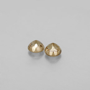 캐럿 천연 골든 브라운에서 오렌지 색상 변경 가넷 보석, 라운드 컷, VS