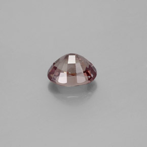 1.16캐럿 천연 골든 브라운에서 핑크 컬러체인지 가넷, 타원형 컷, 6.6×5.3 mm, VS