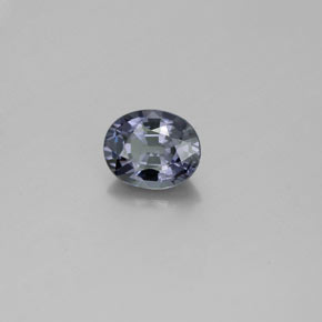 0.85캐럿 천연 녹청색에서 레드 컬러체인지 가넷, 타원형 컷, 6.2×5.1 mm, VVS