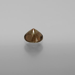 1.10캐럿 천연 골든 브라운에서 오렌지 컬러체인지 가넷, 라운드 컷, 6.02 mm, VS