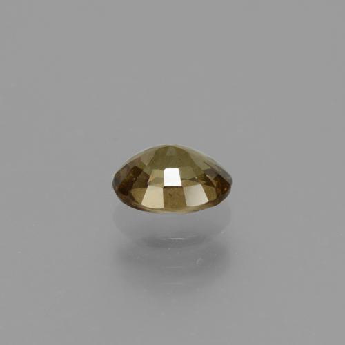 0.65캐럿 천연 골든 옐로우 컬러체인지 가넷, 타원형 컷, 5.6×4.5 mm, VS
