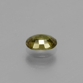 0.73캐럿 천연 녹갈색에서 레드핑크 컬러체인지 가넷, 타원형 컷, 6.2×4.6 mm, VS