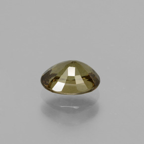 0.94캐럿 천연 녹갈색에서 레드핑크 컬러체인지 가넷, 타원형 컷, 6.5×4.8 mm, VS