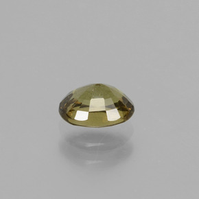 0.80캐럿 천연 그린 브라운에서 레드 핑크 색상 변경 가넷, 타원형 컷, VS