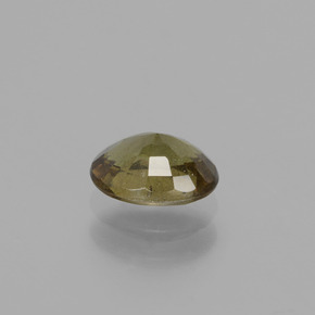 0.85캐럿 천연 엄버 브라운 컬러체인지 가넷, 타원형 컷, 6.4×4.8 mm, VS
