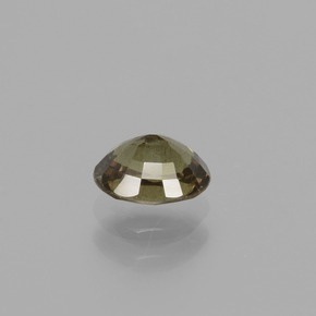 0.74캐럿 천연 엄버 브라운 컬러체인지 가넷, 타원형 컷, 5.8×4.4 mm, VS