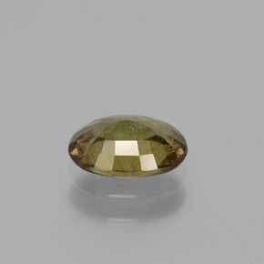 0.96캐럿 천연 그린 브라운에서 레드 핑크 색상 변경 가넷, 타원형 컷, VS-SI