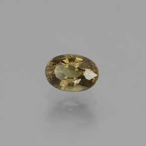 0.75캐럿 천연 녹갈색에서 레드핑크 컬러체인지 가넷, 타원형 컷, 6×4.2 mm, VS