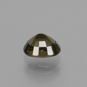 1.73캐럿 천연 녹갈색에서 레드핑크 컬러체인지 가넷, 타원형 컷, 7.5×6 mm, VS-SI