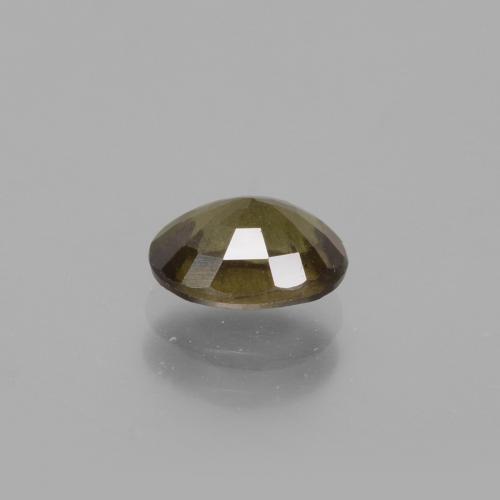1.32캐럿 천연 엄버 브라운 컬러체인지 가넷, 타원형 컷, 7.2×5.4 mm, VS-SI