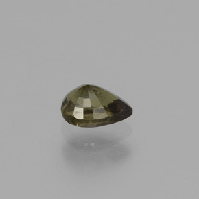 0.48캐럿 천연 녹갈색에서 레드핑크 컬러체인지 가넷, 배 모양, 5.1×3.9 mm, VS