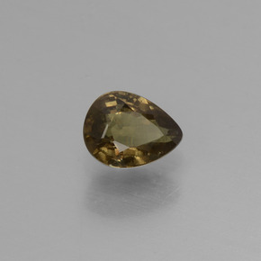 0.50캐럿 천연 그린 브라운에서 레드 핑크 색상 변경 가넷, 배 모양, VS