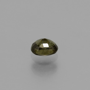 0.53캐럿 천연 녹갈색에서 레드핑크 컬러체인지 가넷, 타원형 컷, 5×4 mm, VS