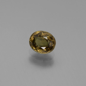 0.91캐럿 천연 그린에서 레드핑크 컬러체인지 가넷, 타원형 컷, 5.7×4.9 mm, VS