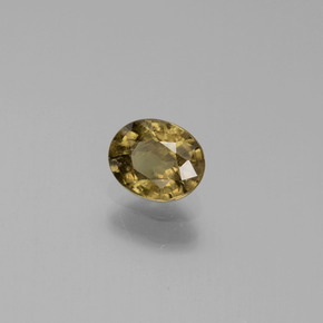 0.68캐럿 천연 녹색에서 빨강-분홍색 색상 변경 가넷, 타원형 컷, VS