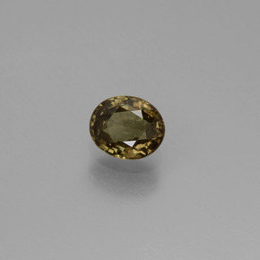 0.60캐럿 천연 그린에서 레드핑크 컬러체인지 가넷, 타원형 컷, 5.4×4.5 mm, VS