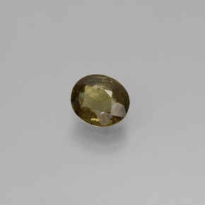 0.49캐럿 천연 녹색에서 빨강-분홍색 색상 변경 가넷, 타원형 컷, VS