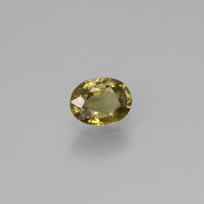 0.59캐럿 천연 그린에서 레드핑크 컬러체인지 가넷, 타원형 컷, 5.7×4.4 mm, VS