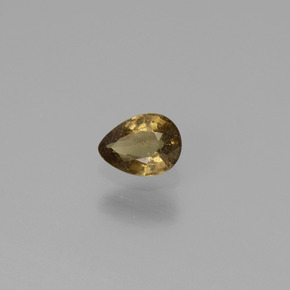 0.46캐럿 천연 그린에서 레드핑크 컬러체인지 가넷, 배 모양, 5.4×4 mm, VS