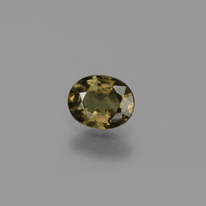 0.70캐럿 천연 녹색에서 빨강-분홍색 색상 변경 가넷, 타원형 컷, VS