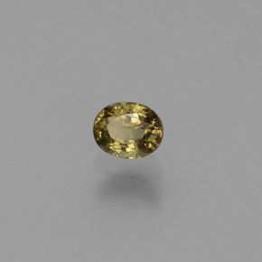 0.55캐럿 천연 그린에서 레드핑크 컬러체인지 가넷, 타원형 컷, 5×4 mm, VS