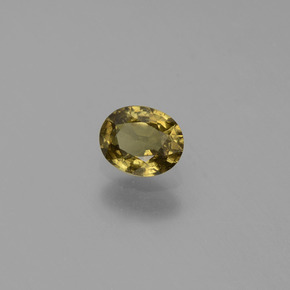 0.57캐럿 천연 그린에서 레드핑크 컬러체인지 가넷, 타원형 컷, 5.4×4.4 mm, VS