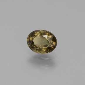 1.04캐럿 천연 녹색에서 빨강-분홍색 색상 변경 가넷, 타원형 컷, VS