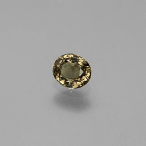 0.53캐럿 천연 녹색에서 빨강-분홍색 색상 변경 가넷, 타원형 컷, VS