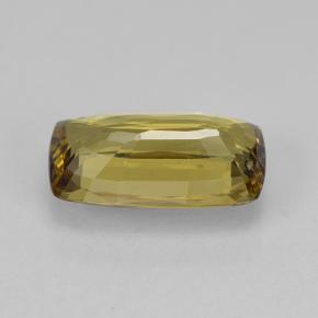 1.37캐럿 천연 어스 골든 컬러체인지 가넷, 쿠션 컷, 8.9×5 mm, VVS-VS