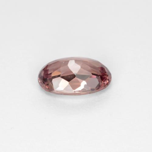 0.57캐럿 천연 미디엄 브라운 컬러체인지 가넷, 타원형 컷, 6.1×4.1 mm, VVS-VS
