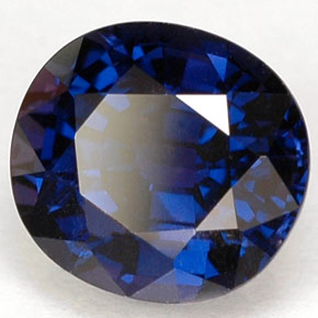 1.53캐럿 천연 멀티컬러 컬러체인지 사파이어, 쿠션 컷, 6.9×6.4 mm, VS
