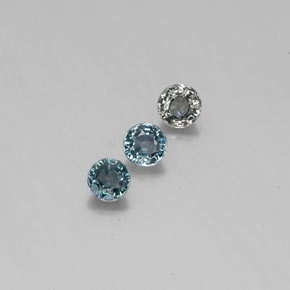 캐럿 천연 다색 컬러체인지 사파이어 보석, 라운드 컷, VVS-VS