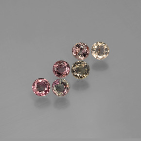 1.67캐럿 천연 다색 색상 변경 사파이어, 라운드 컷, VS