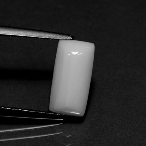 1.88캐럿 천연 화이트 산호, 바게트, 불투명체