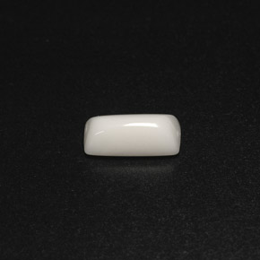 1.98캐럿 천연 화이트 산호, 바게트, 10.8×5.2 mm, 불투명체