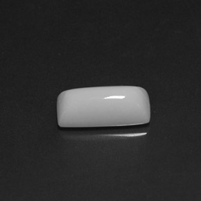 1.92캐럿 천연 화이트 산호, 바게트, 11×5.3 mm, 불투명체