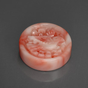 9.20캐럿 천연 멀티컬러 산호, 멋진 모양, 14.6×4.7 mm, 불투명체