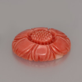 3.58캐럿 천연 연어 산호, 멋진 모양, 불투명체