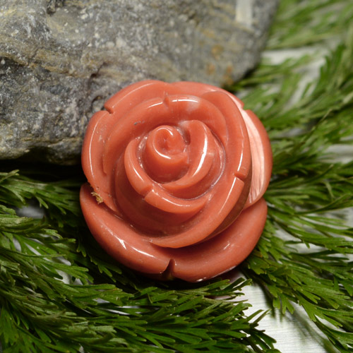 18.58캐럿 천연 미디엄 핑크 산호, 멋진 모양, 불투명체