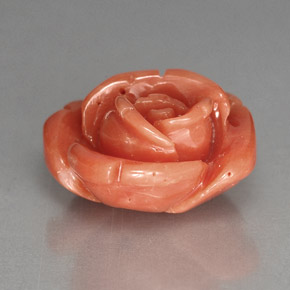 6.05캐럿 천연 연어 산호, 멋진 모양, 불투명체