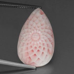 13.69캐럿 천연 분홍색 산호, 멋진 모양, 불투명체