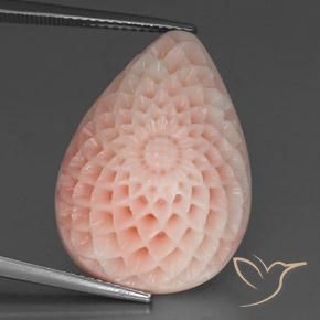 28.43캐럿 천연 블러셔 핑크 산호, 멋진 모양, 불투명체