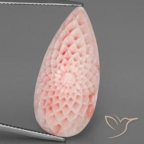 21.12ct 자연스러운 플라밍고 핑크 산호, 팬시한, 불투명체
