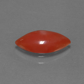 1.16캐럿 천연 화이트 살몬 산호, 마퀴즈, 12×6 mm, 불투명체