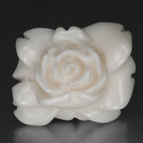 27.83캐럿 천연 하얀색 산호, 멋진 모양, 불투명체